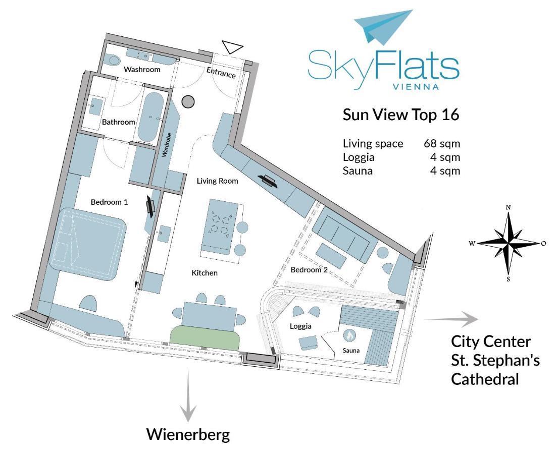 Skyflats Vienna - Rooftop Apartments Esterno foto